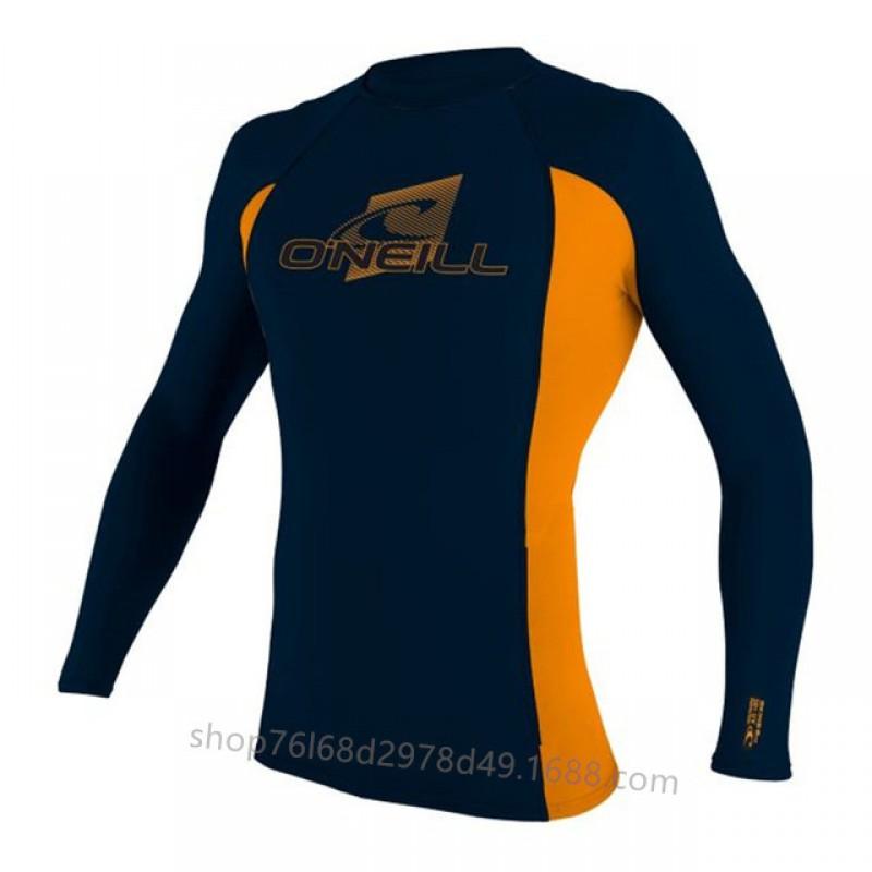Men Women UV Protection Long Sleeve Rash Guard Surfing Dive Suit Quick Dry Snorkeling Top High Neck
