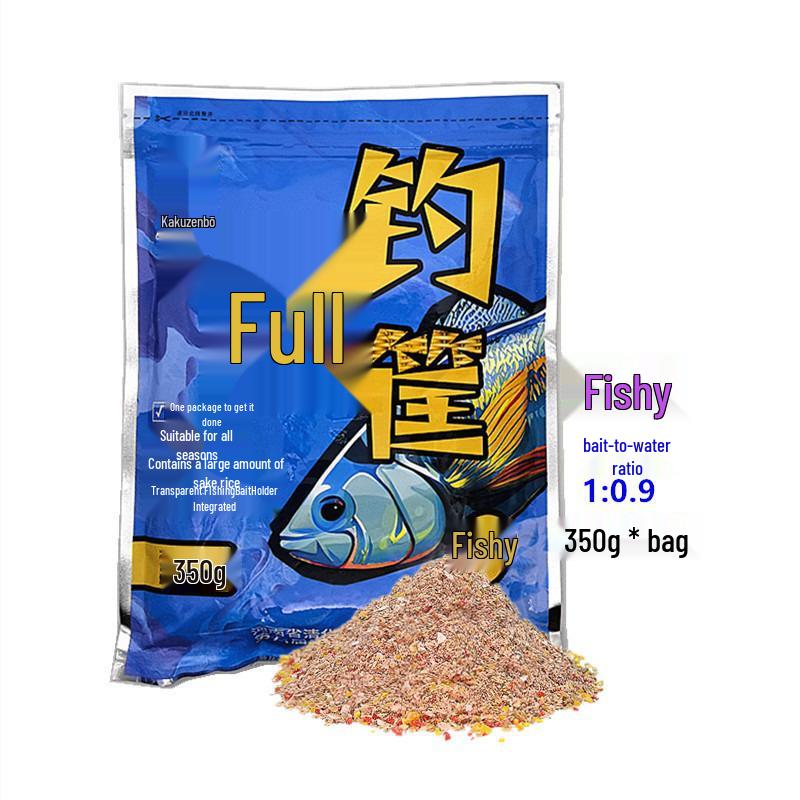 Fish Bait 350g: Fishy Milk Scent for Carp & Mandarin Fish - Ideal for Reservoir & Wild Fishing