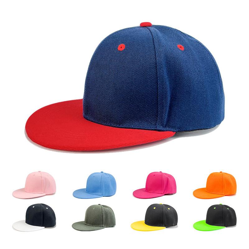 Flatbrim Baseball Cap Unisex Street Dance Hiphop 24 Colors Korean Fashion