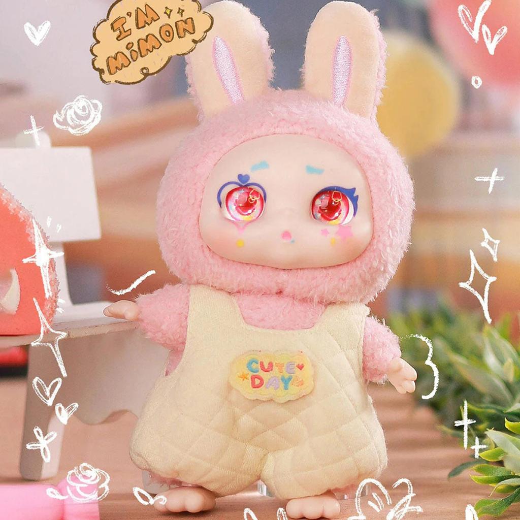 Cute Vinyl Plush Figures, Take A Of Bear Series Plush Doll, Kawaii Collectible Toys Figure Mystery Box For Birthday Gifts, Single Box