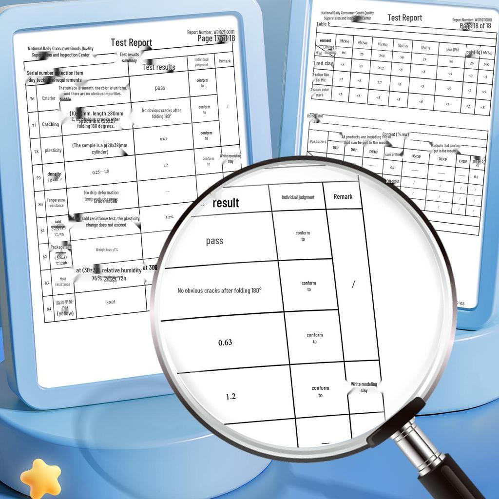 500-Piece Colored Clay Set: White Plasticine for Children, Odorless DIY Toys and Crafts