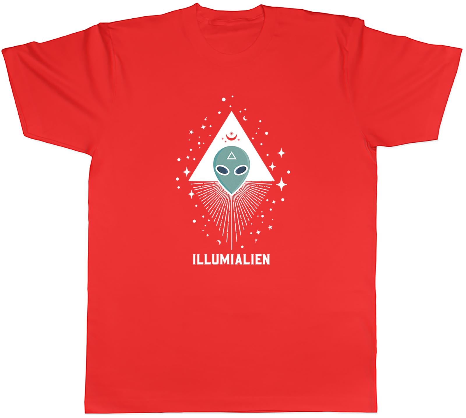 Illumialien Funny Alien Secret Society Martian Unisexs TShirt Tee Gift Top S
