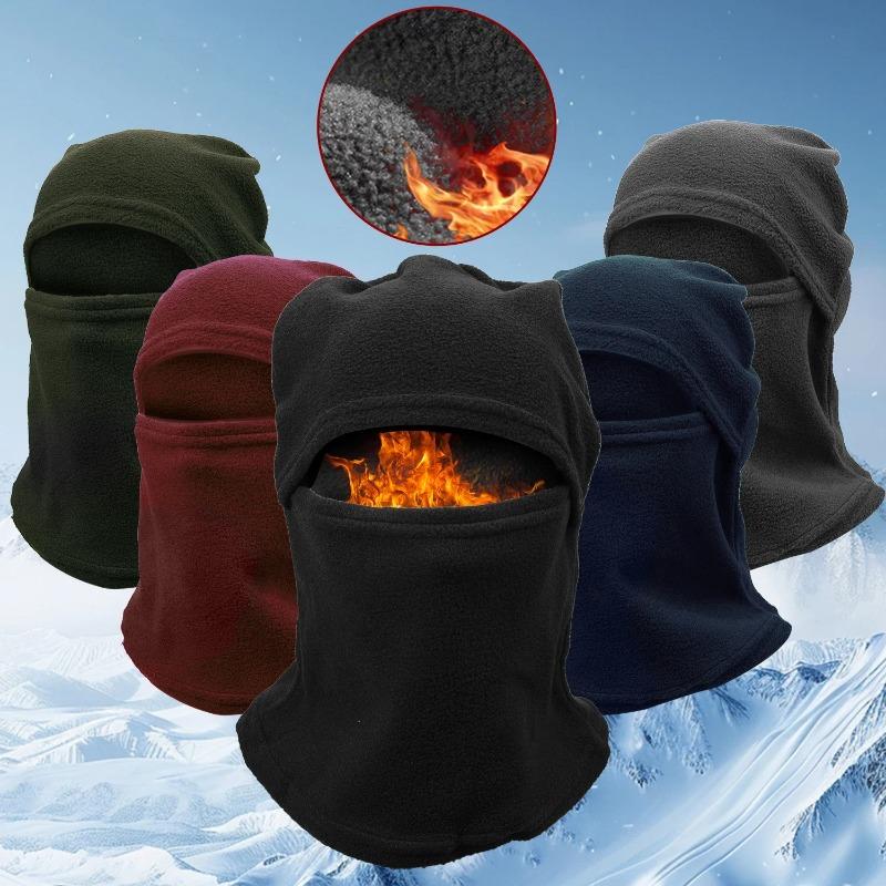 Sturmhaube Vollgesichtsmaske Winter Thermalschal Helmkappen Motorrad Radsport Kapuze Sport Laufen Nackenschutz Mützen