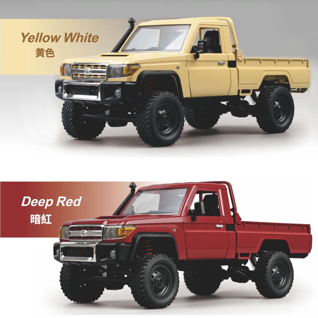 Ritaosan Toyota RC Car for Kids Popular RC Car Truck 36CM Large Light Truck Crawler 4WD Remote Control Car Controllable Light Speed Adjustment