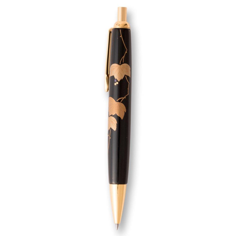 

Wajima Lacquer Ballpoint Pen Black Tsuta Makie WA4-7