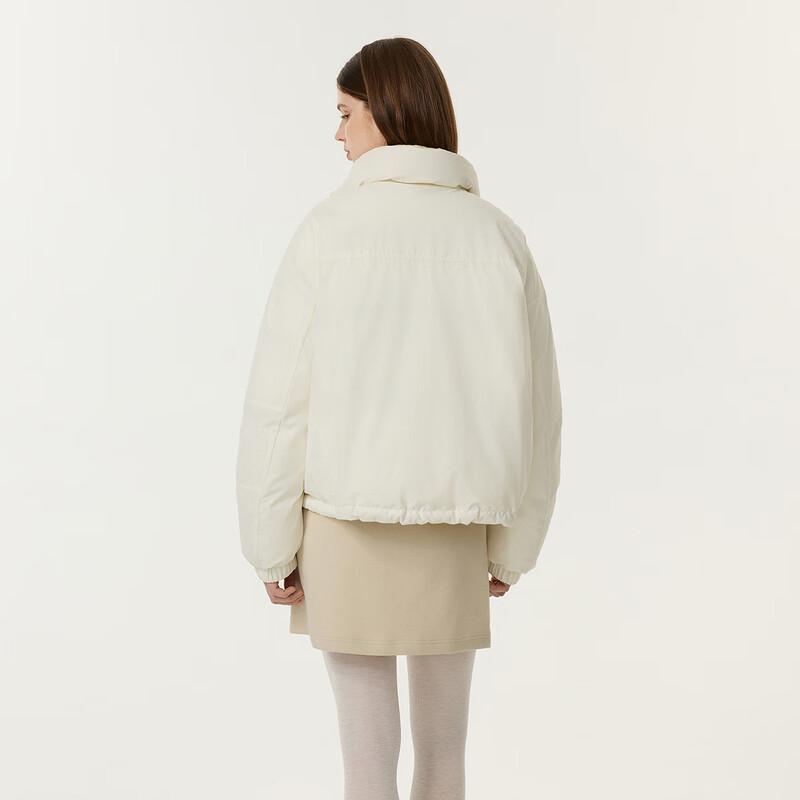 Tanboer Women's Short Solid Stand Collar Down Jacket TB5550320D