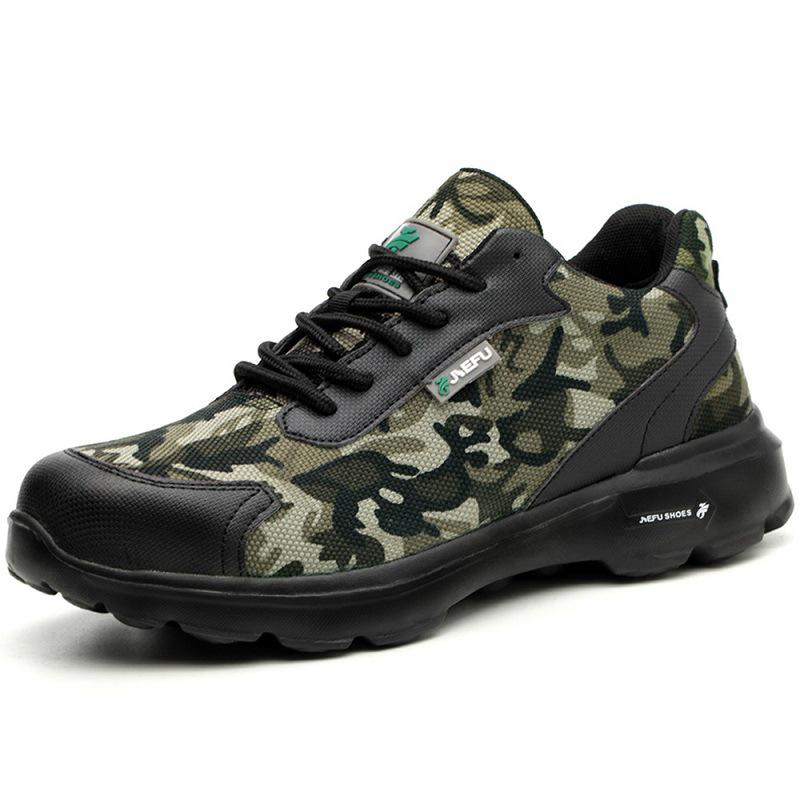 Men Safety Work Indestructible Shoes Steel Toe Boots Leisure Camo Sport Sneakers Men Safety Work Indestructible Shoes Steel Toe Boots Leisure Camo Sport Sneakers
