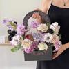 1 Stück Tragbarer Blumenkorb Rose Blumenverpackungsbox Geschenktüte Für Hochzeit Geburtstag Weihnachtsfeier Blumenstrauß Dekor Zubehör