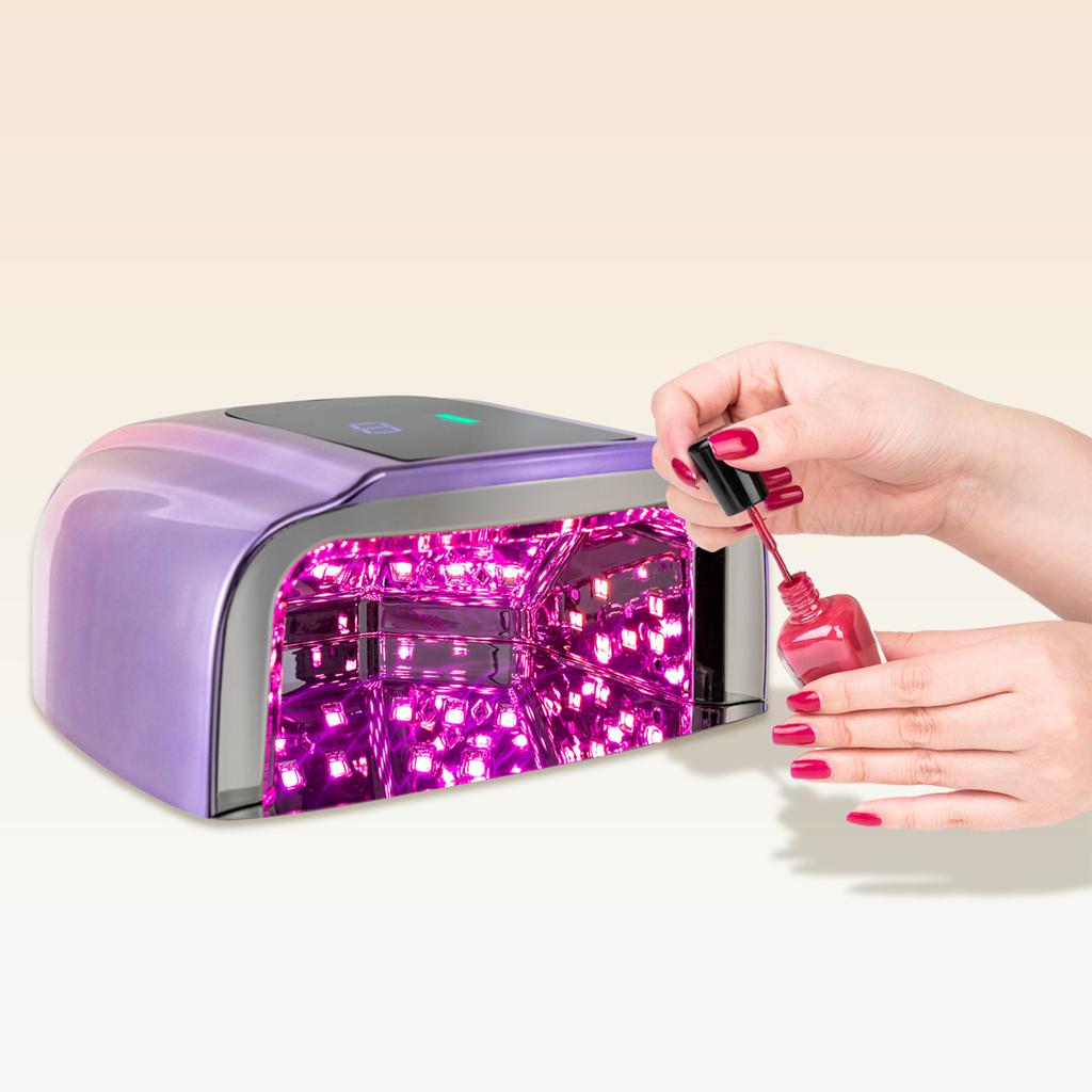 Rechargeable 42 LED UV Nail Lamp,Cordless Nail Dryer with Removable Bottom,Professional Gel Curing Lamp for Fingernail Toenail
