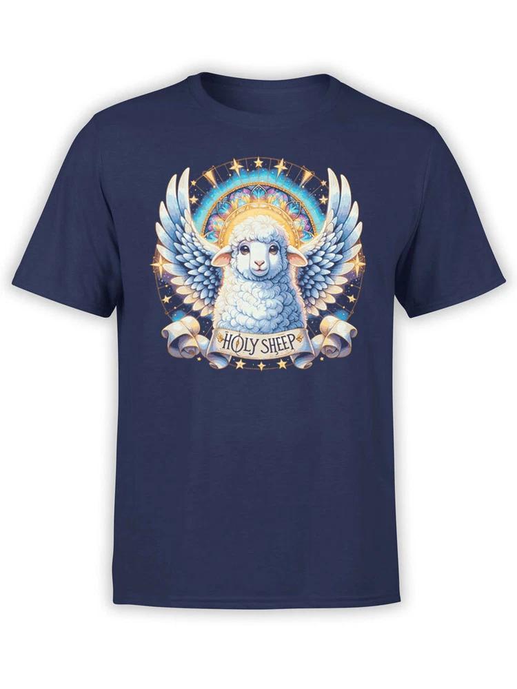 Unisex Tshirts Holy Sheep Tshirt 100 Cotton S
