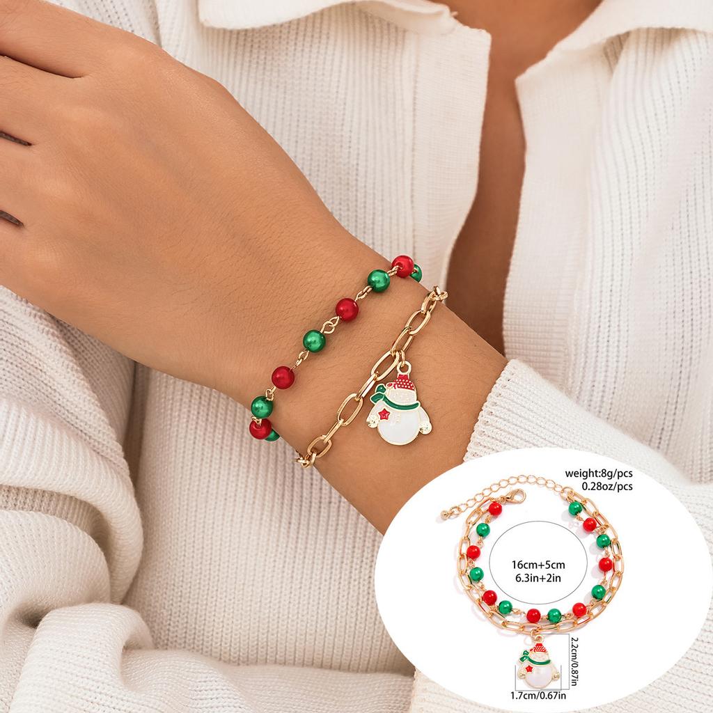 Conjunto-B JYL TS Pulseira de Natal - Traz Alegria e Abundância Nesta Época Festiva