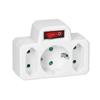 Verteiler 1X2P+Z, 2X2P/Ii mit Schalter Or-Ae-13191(Gs) Schuko