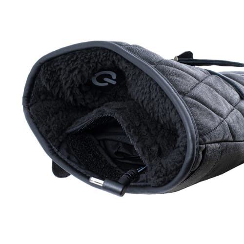 KOMINE Cycling Bike Unisex Adult EK-218 Neo Retro Electric Heat Gloves Black L