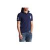 Polo Ralph Lauren SS23 Pattern Embroidered Fitted Short Sleeve Polo Shirt Men Polo Shirts Navy-Blue 710907394002