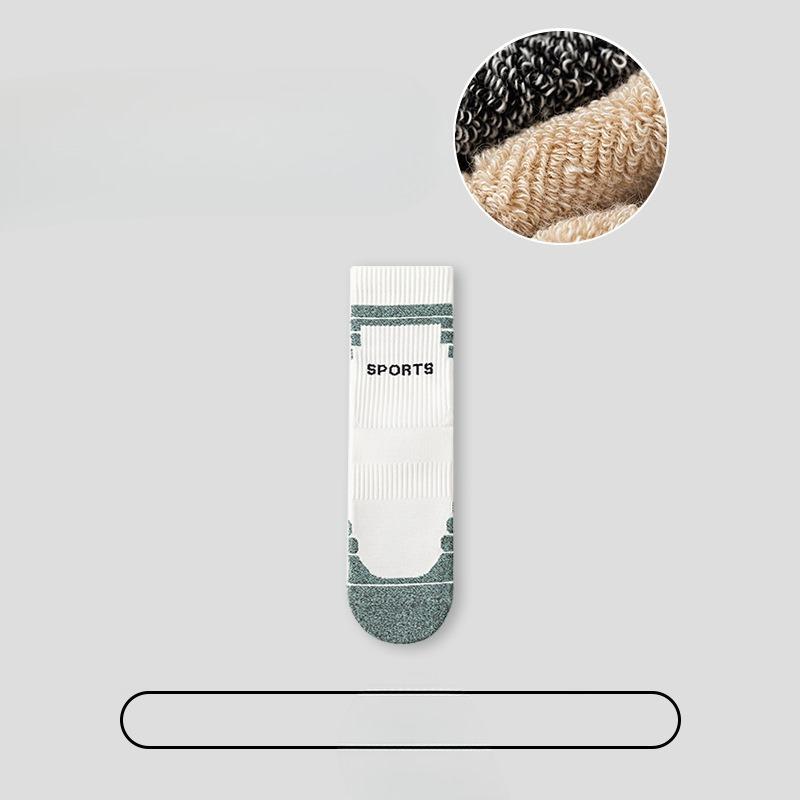 Men's Spring and Autumn Simple and Versatile Fitness Sports Skid Proof Deodorant Sweat Absorbing Tube Socks