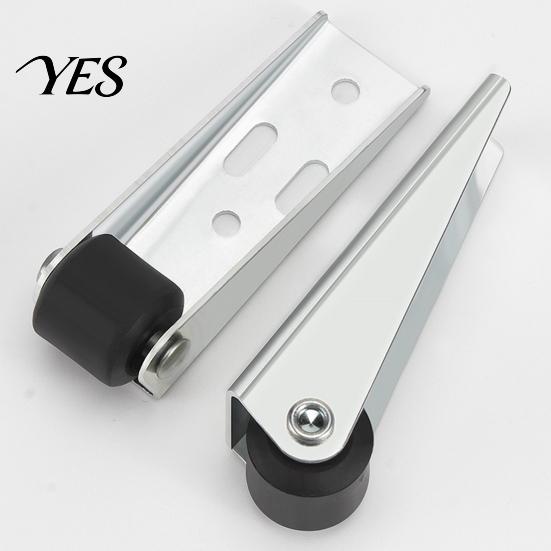 Side Mount Sliding Door Roller 4/8Pcs Vertical Track Wheel, Load-Bearing Anti-Sag Bottom Rollers, Dual Bearing Heavy Duty Guide for Wardrobe