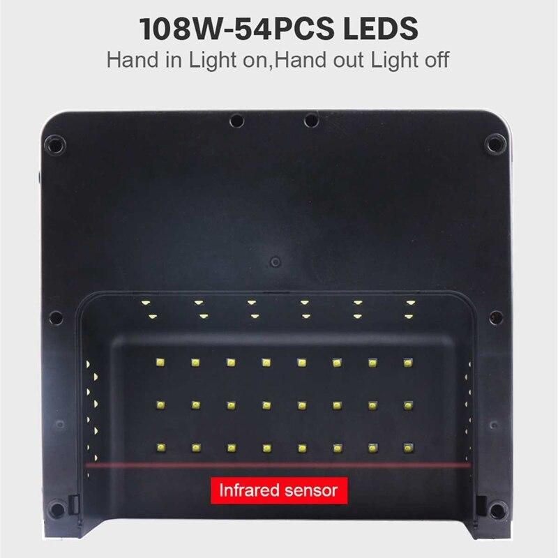 4in1 Multifunctional Vacuum Cleaner LED Fast Drying All Nails Polish Manicure Machine Powerful Suction