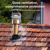 Round Chimneys Cover with Mesh Screen Tapered Top Metal Chimneys Cover Weather-proof