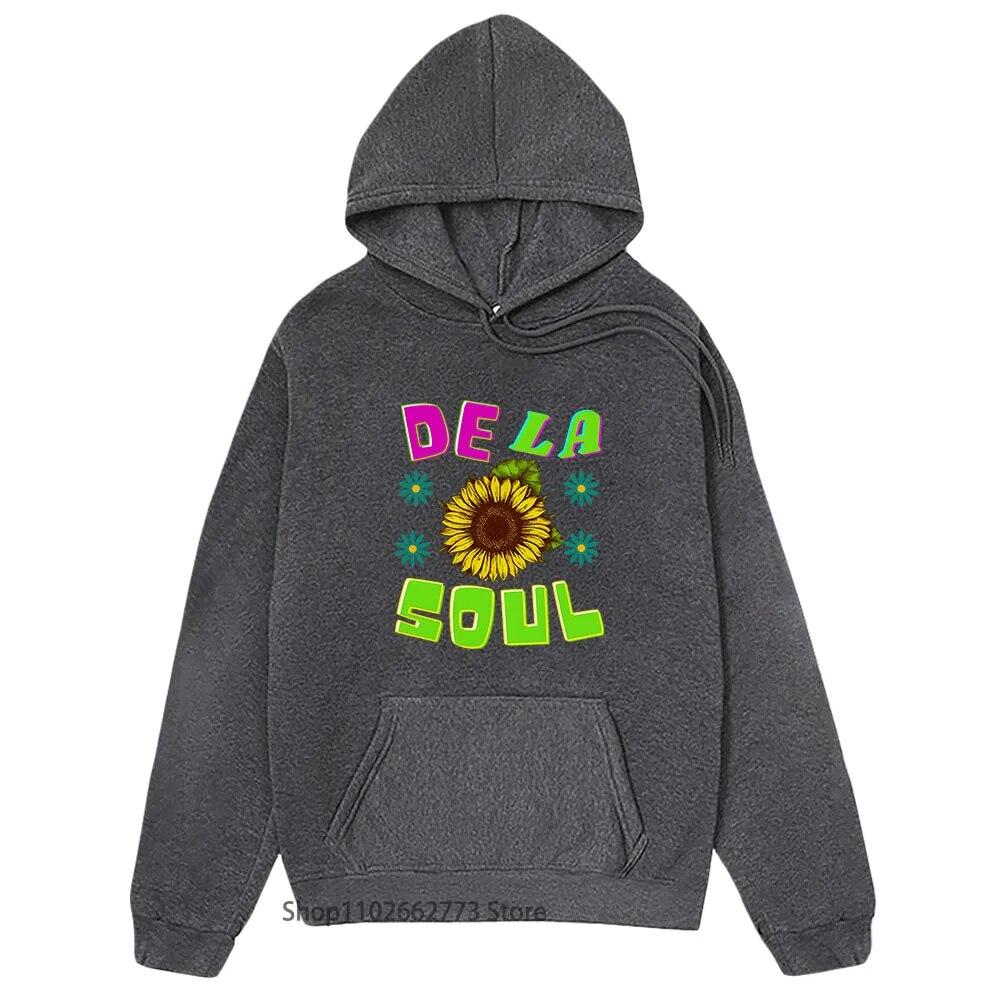 De La Soul Hoodies Fashion Anime Unisexga Sweatshirt with Hooded Clothes Long Sleeve Winter Pullover Unisex/women Tops Funny Clothing