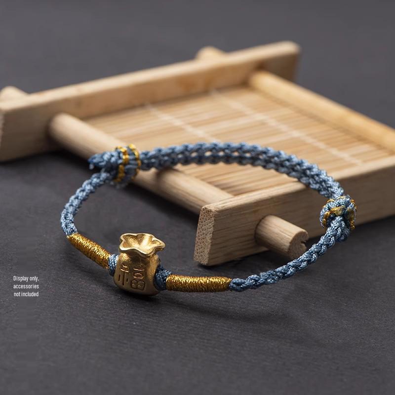 Lucky Red String Dragon Bracelet DIY Kit for Women - Xiaohongshu Style