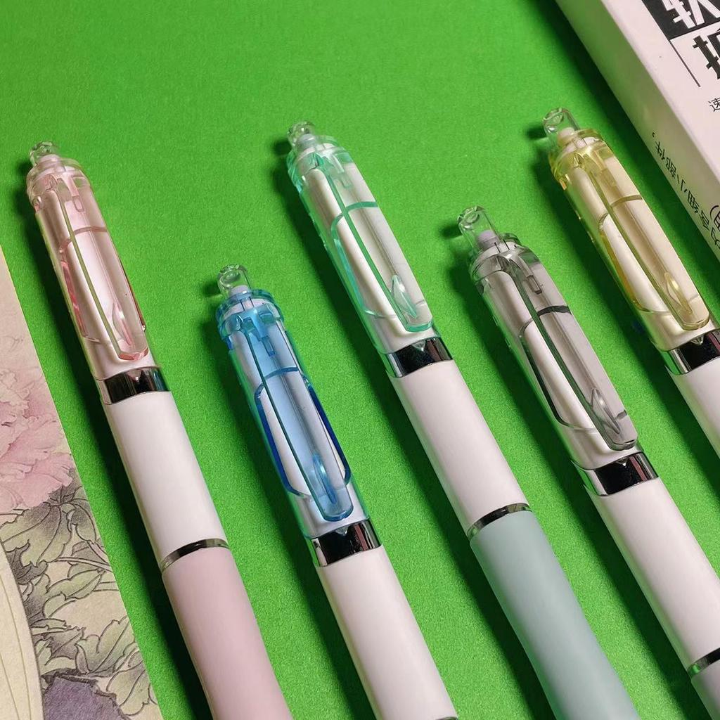 0.5mm Clickable Black Bullet Tip Pen - Ideal for Students and Offices