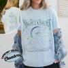 Velaris Die Nachtgerichte Acotar 2-seitiges Komfort-T-Shirt Hof der Träume Unisex-T-Shirt Lustiger Innerer Kreis Acotar Shirt Streetwear