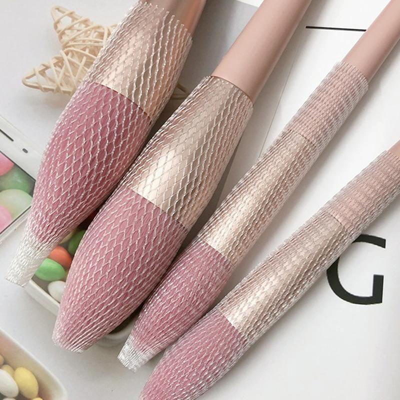 50 Stück Make-up-Pinsel Schutznetz 1 cm breit Kosmetikwerkzeuge Stiftabdeckung