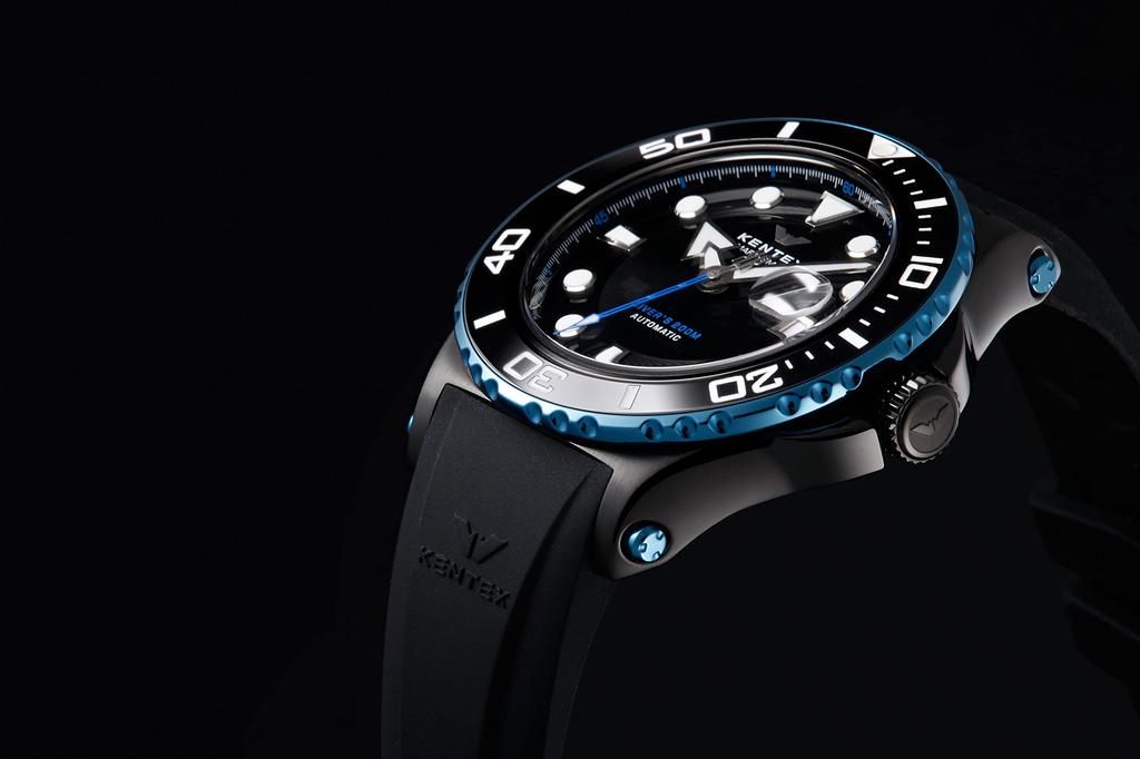 Watch Marineman Seahorse II 200M Waterproof Black [KENTEX] S706M-22 Men's