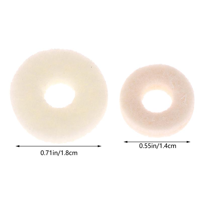 10Pcs Organ Key Felt Washers Pads For Wind Instruments Repair Replacement Parts Music Store Supply Accessories