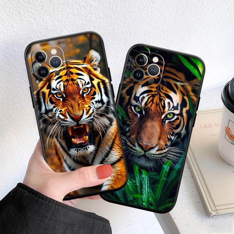 LO6 Dieren Tijger Zachte Shell Telefoonhoesje voor Samsung Galaxy S20 S21 S22 Ultra FE + Plus A21S A22 A24 A25 A26 A30 A30S A31