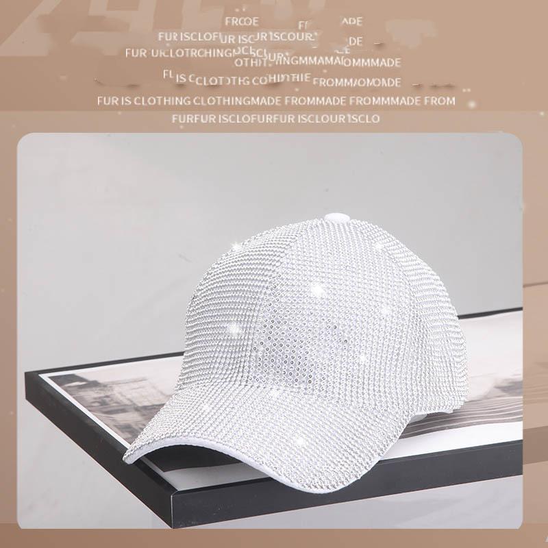 Super Shiny Bilibili Full Drill Custom Fisherman Hat Empty Top Hat Light Luxury Ladies Hat Summer Fashion Sun Hat
