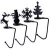Christmas Fireplace Sock Hooks, Christmas Decoration Hooks