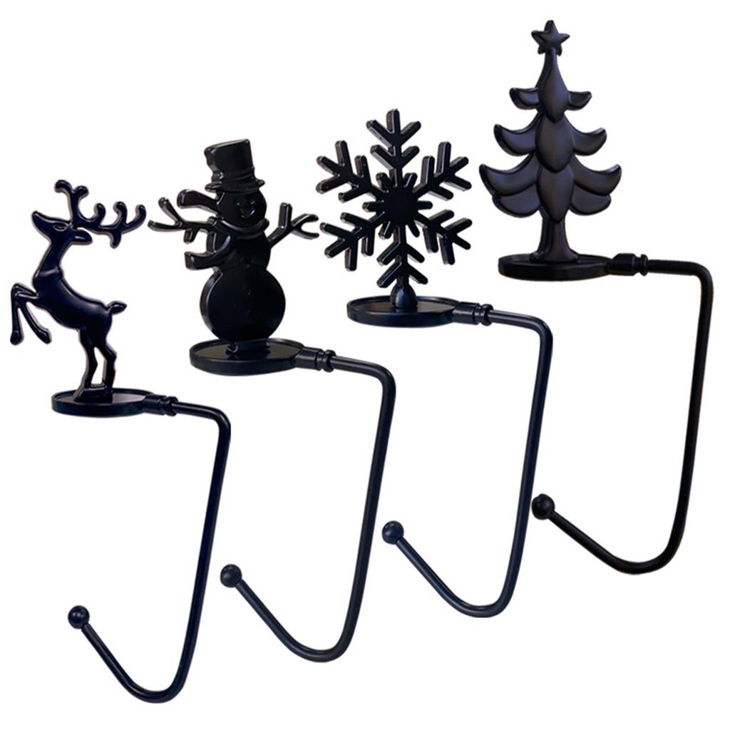 Christmas Fireplace Sock Hooks, Christmas Decoration Hooks