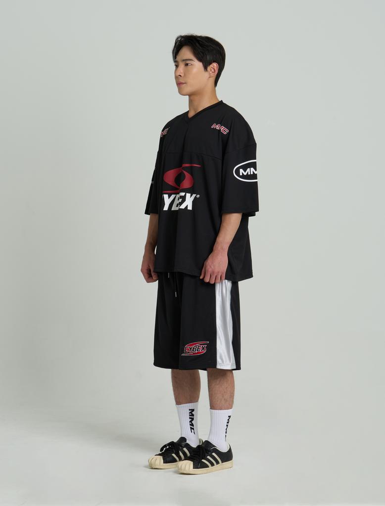 Maindeumeoseulkeonegsyeon Cybex Collaboration Rugby Jersey Short Sleeve Black