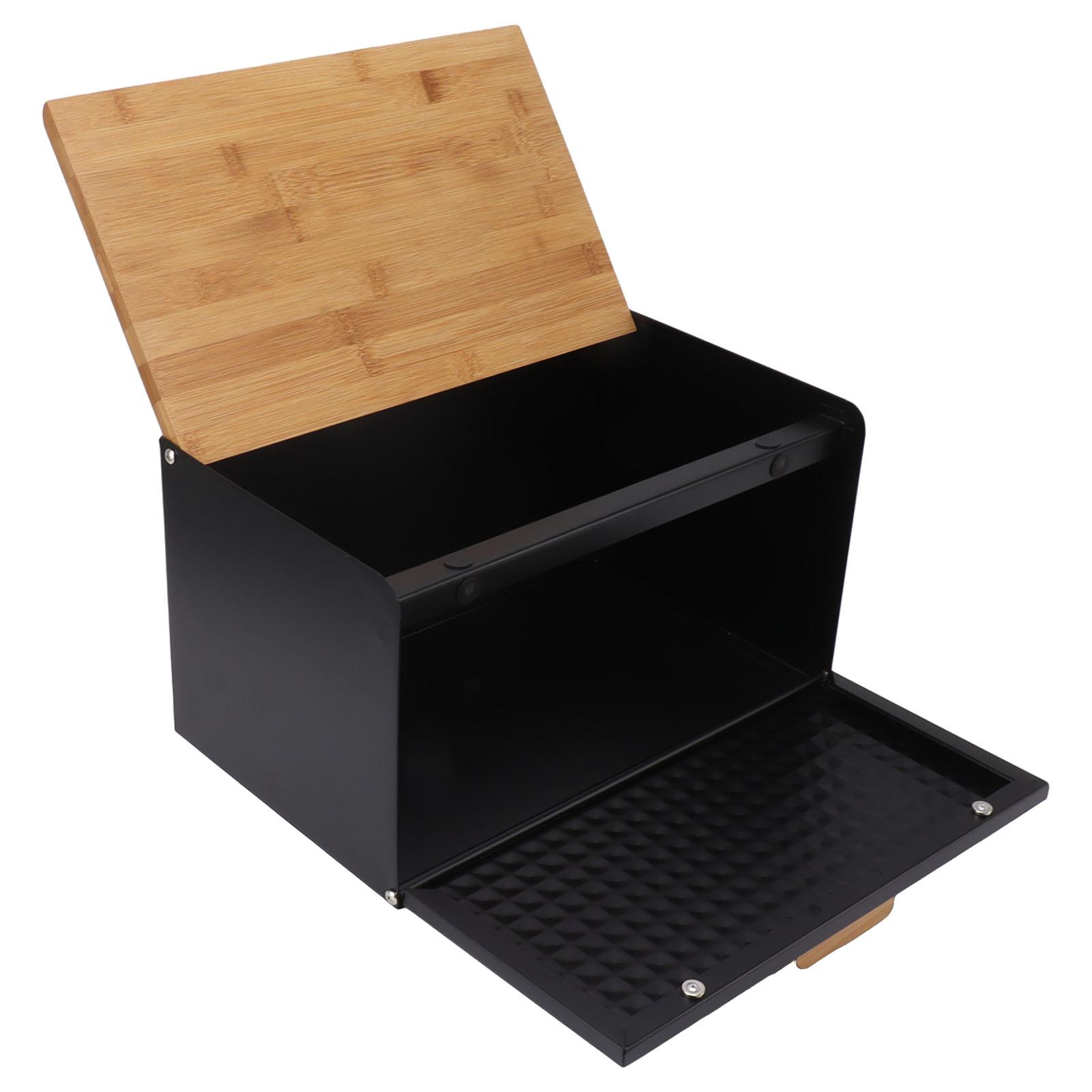 Деревянная хлебница натуральная винтажная прочная большая емкость для хранения хлеба для кухонной столешницы