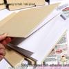 Folding Accordion Booklet: DIY Drawing & Planner Pages, Easy-to-Store, Lay Flat Design, Perfect for Travel & Stamp Collection.