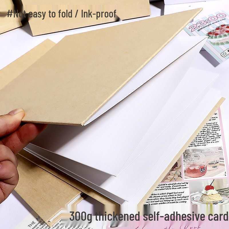 Folding Accordion Booklet: DIY Drawing & Planner Pages, Easy-to-Store, Lay Flat Design, Perfect for Travel & Stamp Collection.