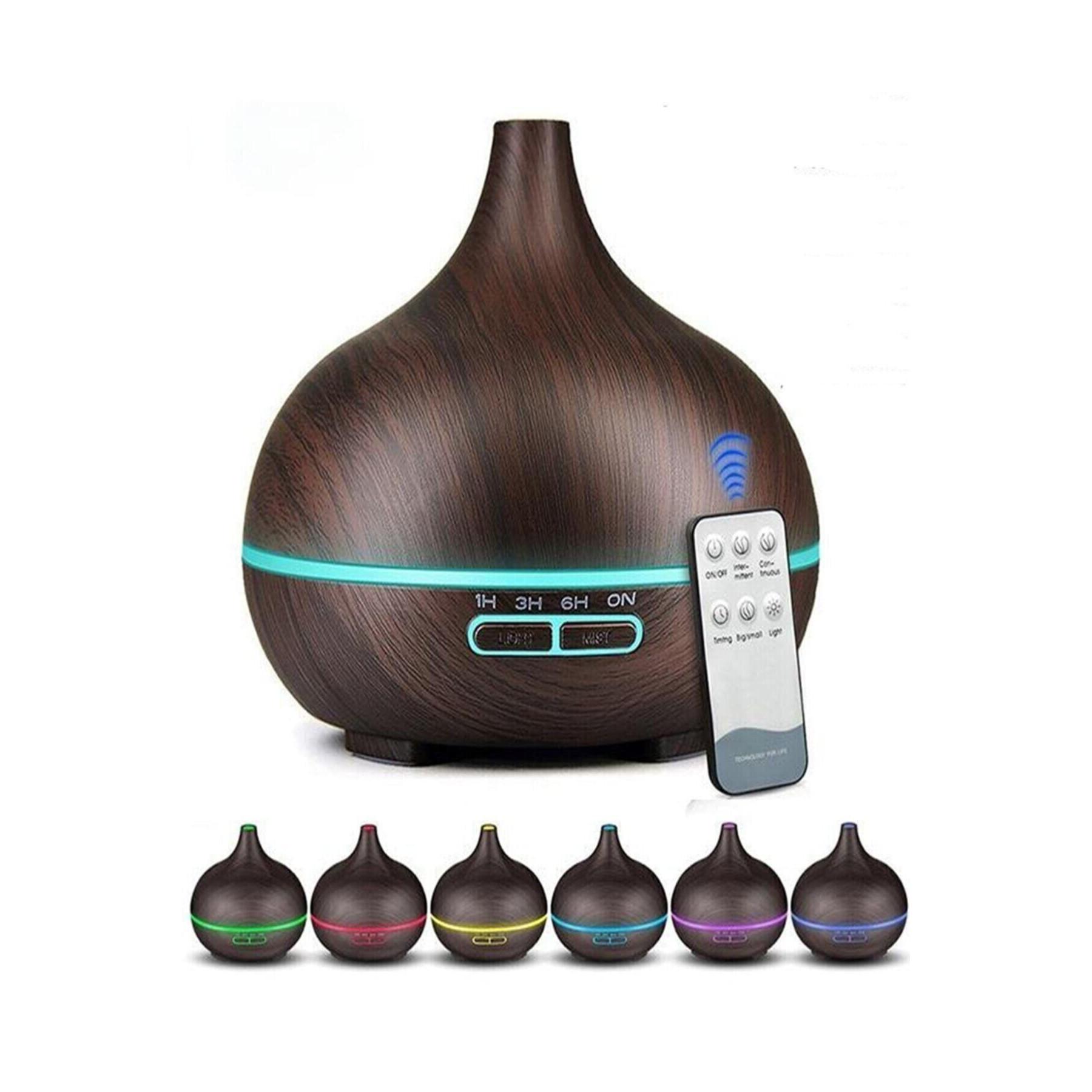 

FLQUE Aroma Diffuser Night Light 7 LED Увлажнитель Паровая машина с дистанционным управлением 550 мл.