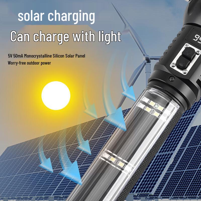 Multi-functional Rechargeable Safety Hammer Flashlight