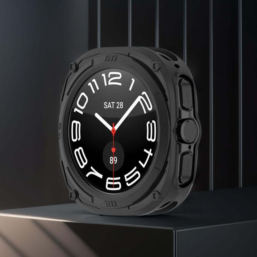 TPU Watch Case Dustproof Hollow Protective Shell Protective Bumper Cover Case for Samsung Galaxy Watch 7 Ultra 47mm Accessories