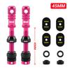 45mm Length Tubeless Presta Valve Stem Tubeless Design Bicycle Air Nozzle  Bicycle Accessories