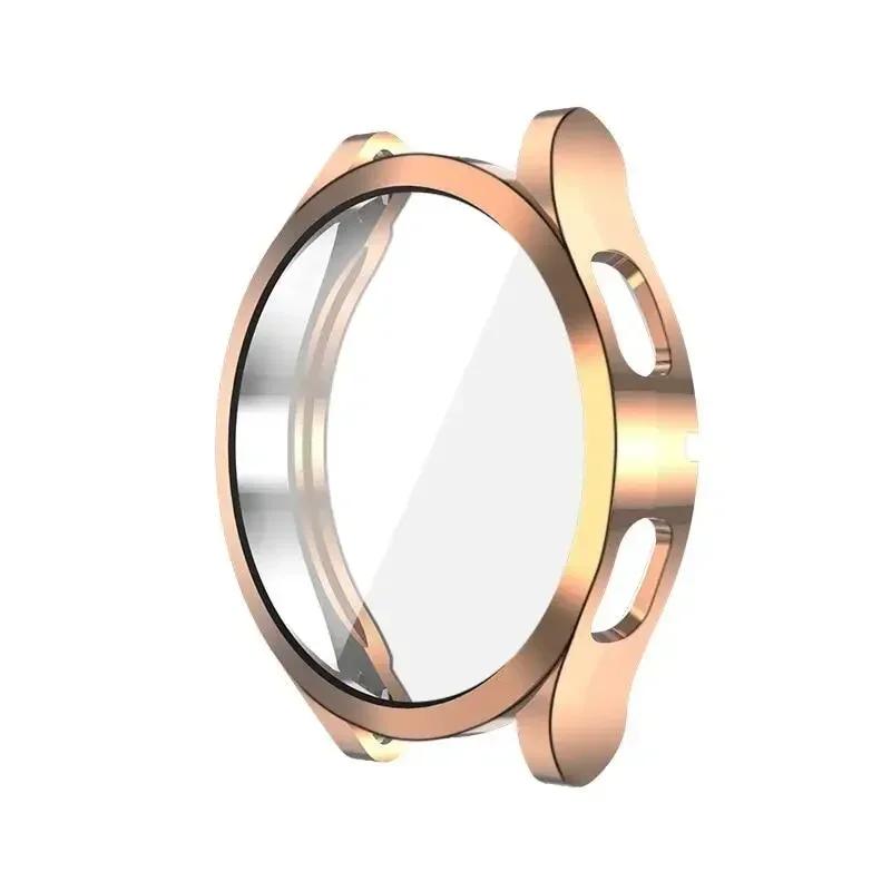 Coque de Protection Pour Samsung Galaxy Watch 4 5 6 40mm 44mm Couverture Silicone TPU Pare-chocs Protection Écran Accessoires Complets