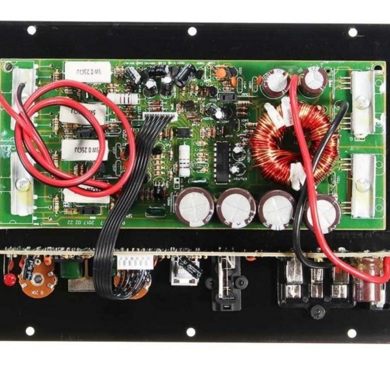 PA-80D 10 Inch 12V Ultra Thin Speaker Car Subwoofer 1000W High Power Car Audio Amplifier Board Amplifier