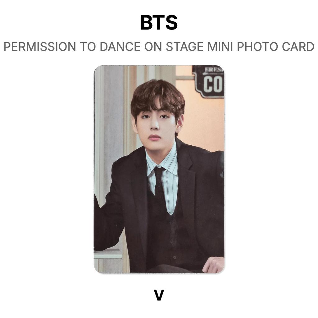 BTS PERMISSION TO DANCE ON STAGE MINI PHOTO CARD Official Photocard