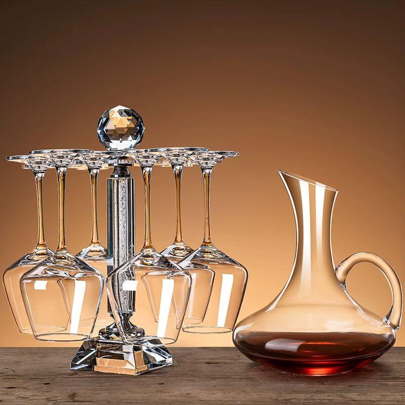 European Crystal Wine Glass & Decanter Set
