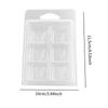 Transparent Candle Melt Moulds Easy Cleaning Empty Cube Tray for Wickless Candles Making Tools for Christmas Party