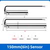 2 IN 1 Water Level Gauge+Sewage Level Gauge With Green Light Digital 52mm Dual Gauge 0-190ohm Sensor For Car Boat Yacht 12V/24V