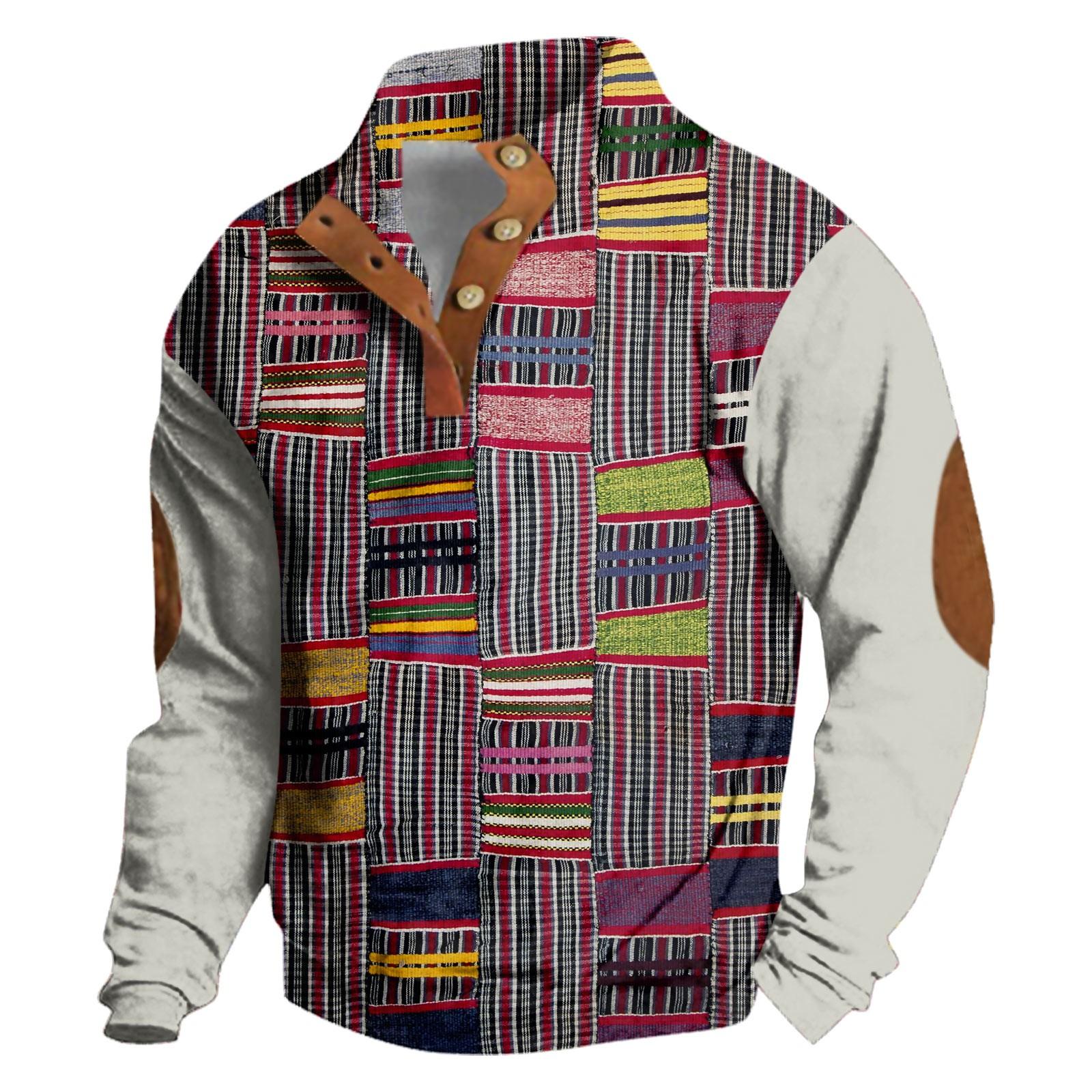 Весенне-осенняя мужская толстовка с воротником-стойкой на открытом воздухе — фото 4