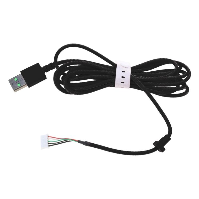 Cabo de Fone de Ouvido para Jogos USB para Kraken7.1 RGB/KrakenV3 Cabo/Edição Kitty Fio Trançado Duradouro