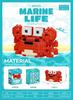 Penguin Sea Animals 3d Constructor Model Building Set Fish Mini Bricks Building Blocks Toy for Children Girls 7 to 10 Year Gifts